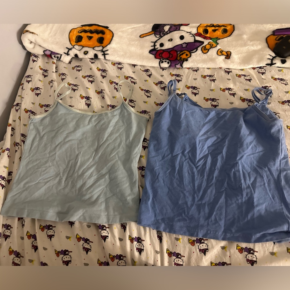 forever 21 blue tank tops size small